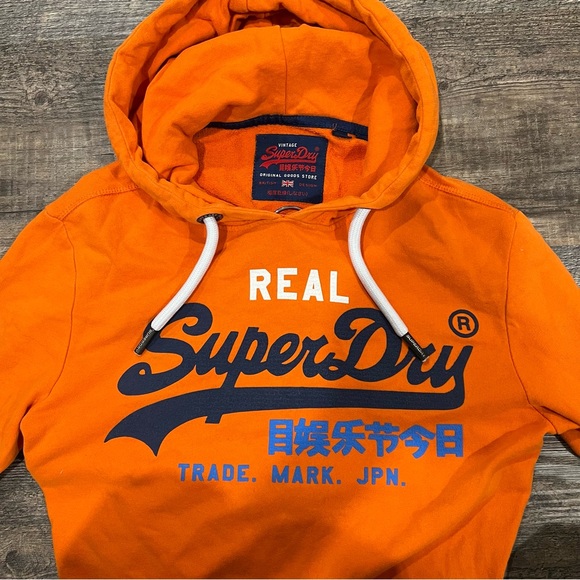 SuperDry Men’s Vintage pullover with hoodie - Size M - Picture 1 of 4